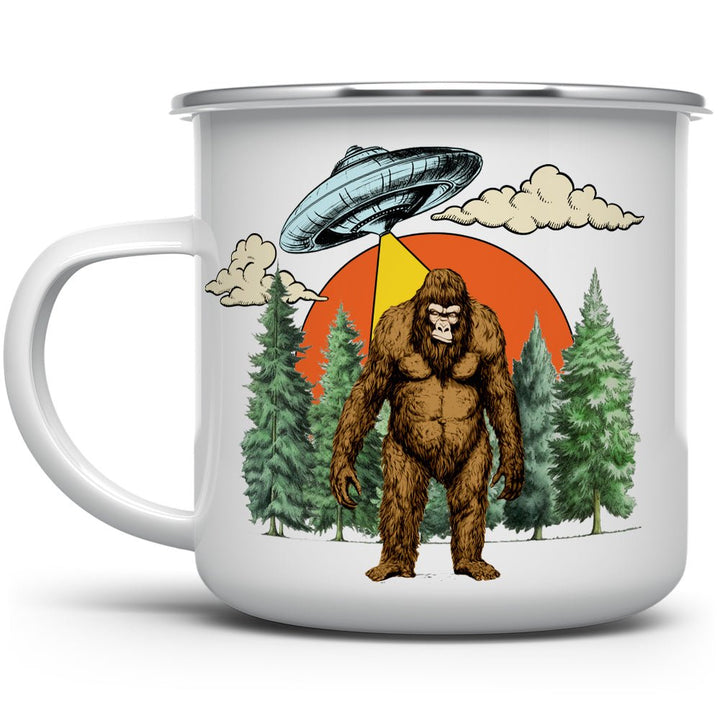 Bigfoot UFO Camp Mug - Loftipop