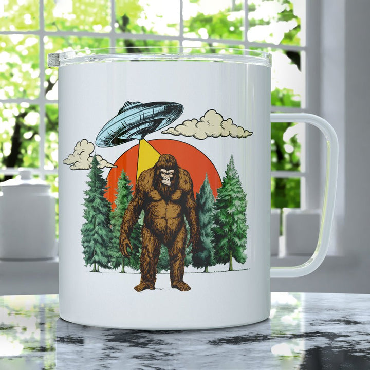 Bigfoot UFO Insulated Travel Mug - Loftipop