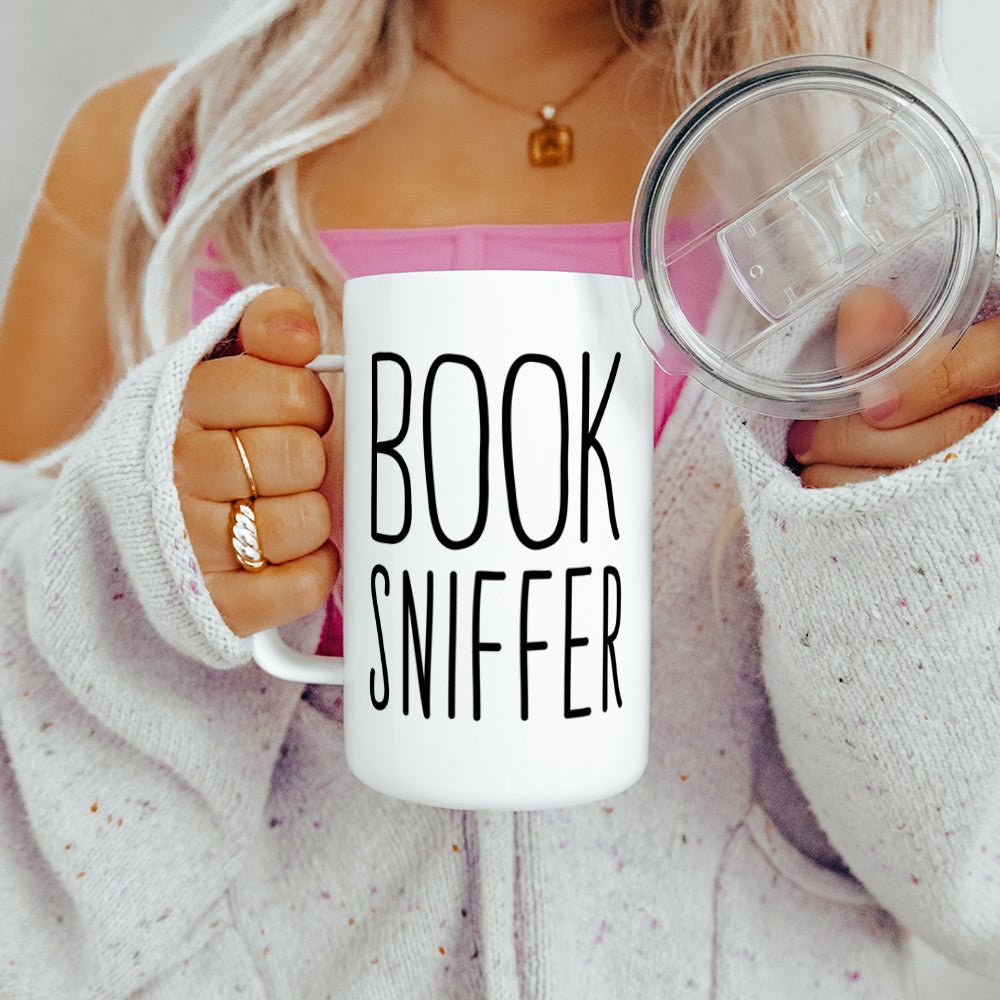 Book Sniffer Insulated Travel Mug - Loftipop