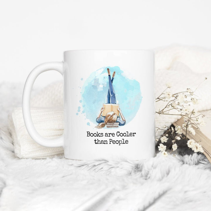 Books Are Cooler Than People Mug - Loftipop