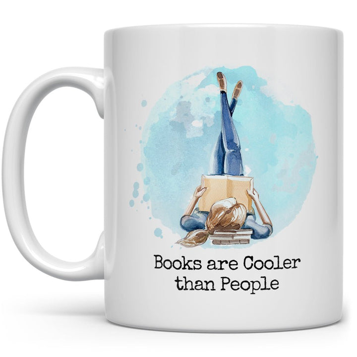 Books Are Cooler Than People Mug - Loftipop