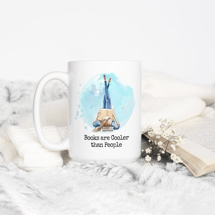 Books Are Cooler Than People Mug - Loftipop