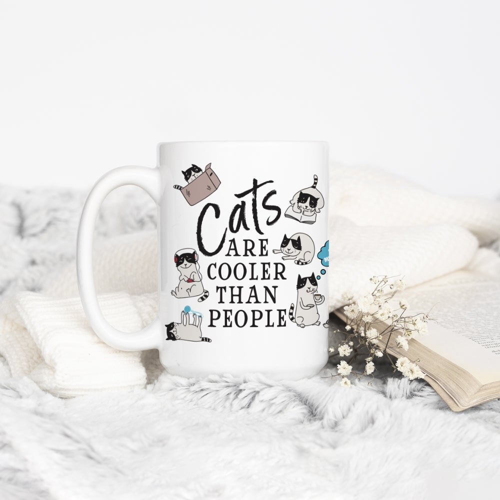 Cats Are Cooler Than People Mug - Loftipop