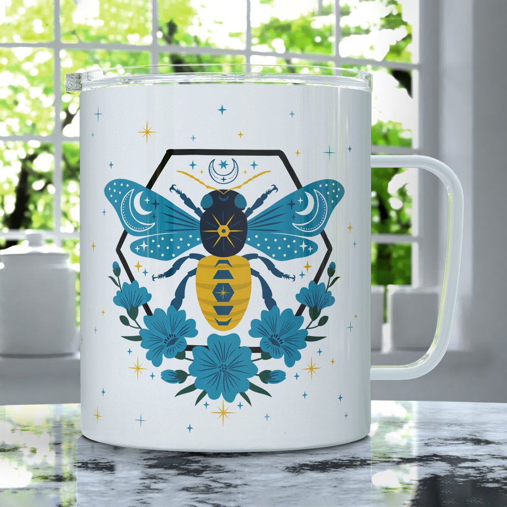 Celestial Bee Insulated Travel Mug - Loftipop