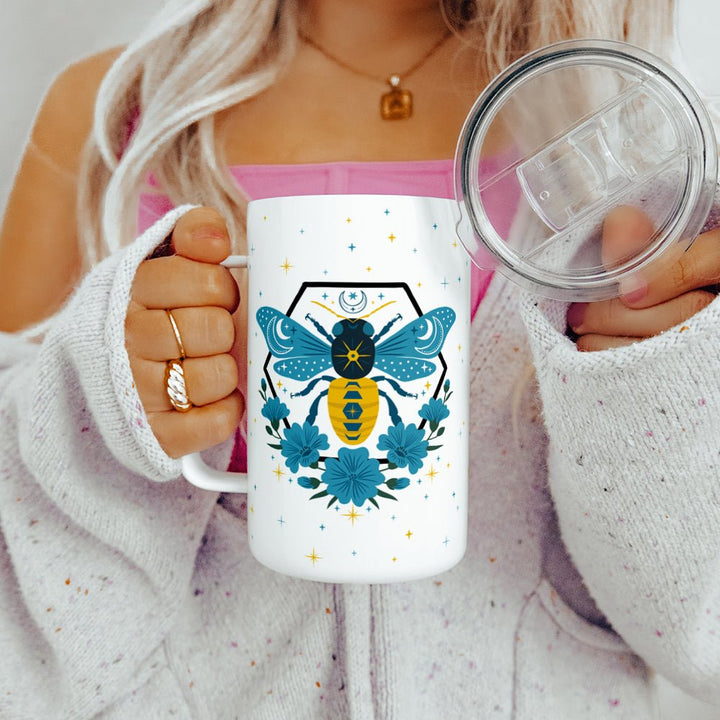 Celestial Bee Insulated Travel Mug - Loftipop