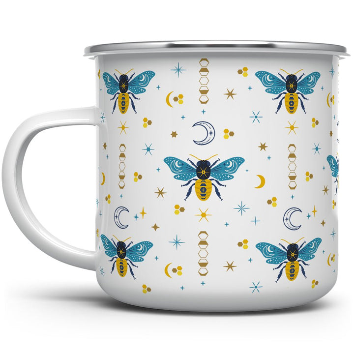 Celestial Bee Pattern Camp Mug - Loftipop