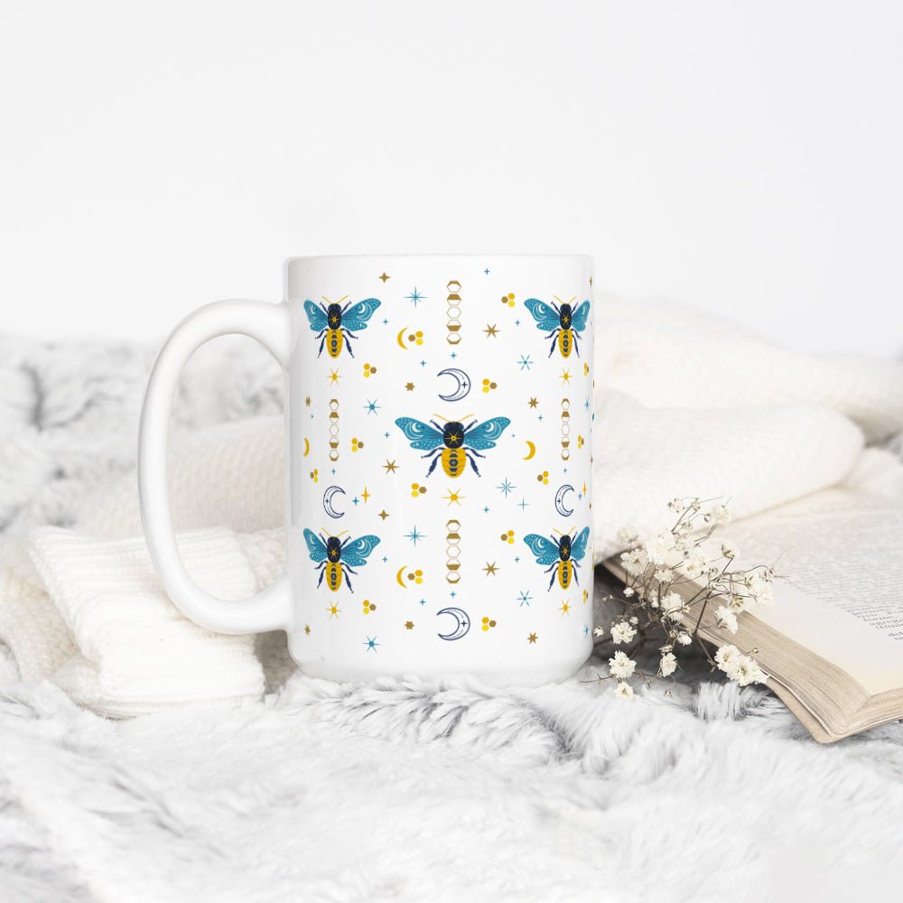 Celestial Bee Pattern Mug - Loftipop