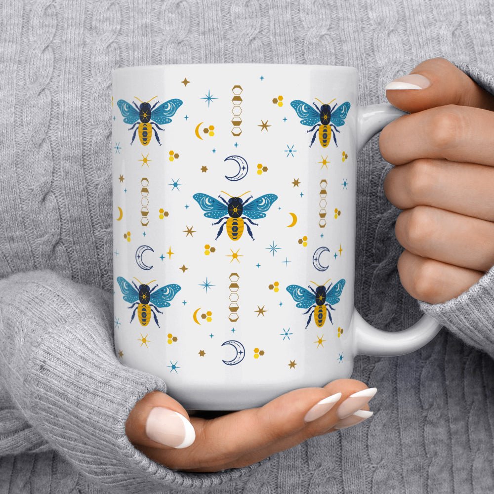 Celestial Bee Pattern Mug - Loftipop