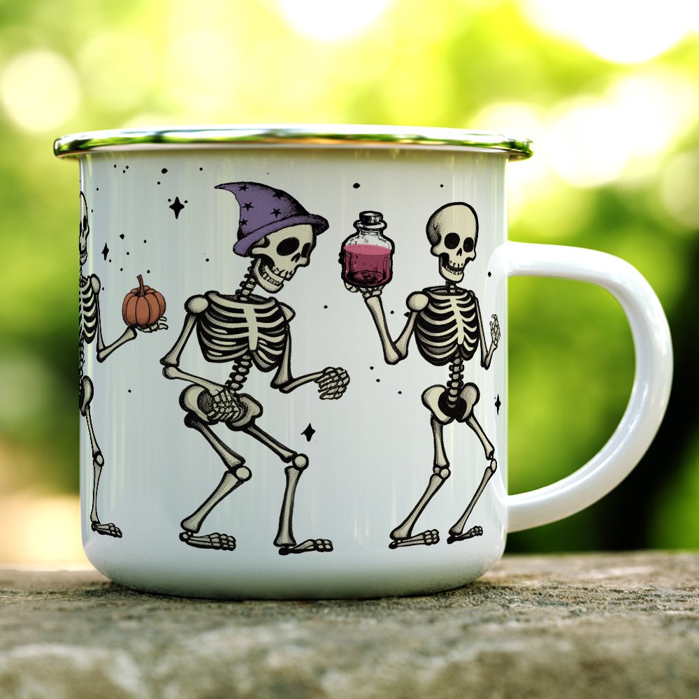 Dancing Skeleton Camp Mug - Loftipop