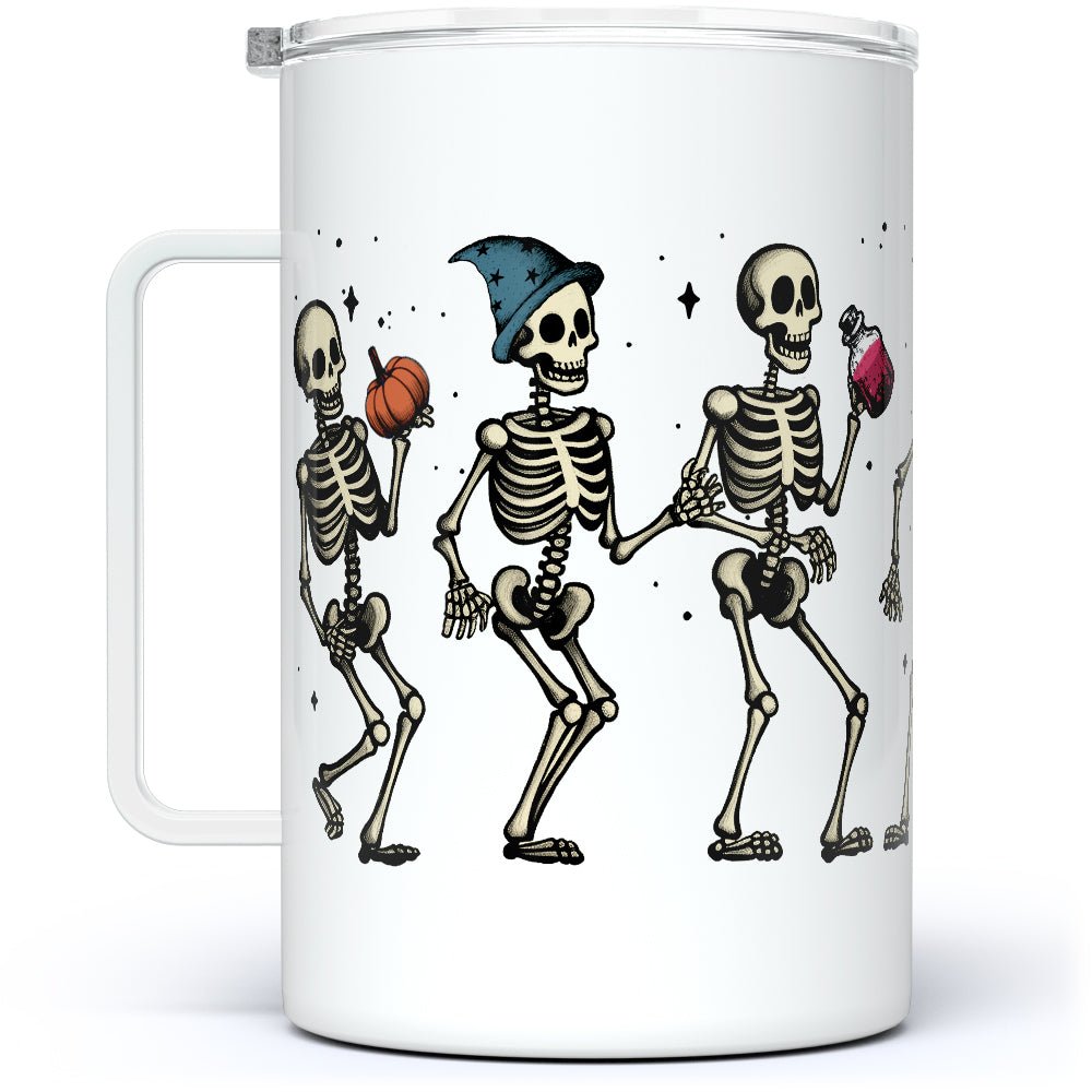 Dancing Skeletons Insulated Travel Mug - Loftipop