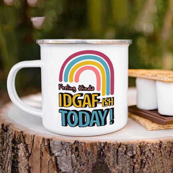 Feeling Kinda IDGAF-ish Today Camp Mug - Loftipop