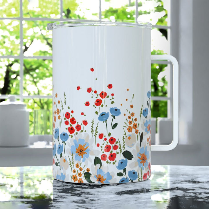 Floral Insulated Travel Mug - Loftipop