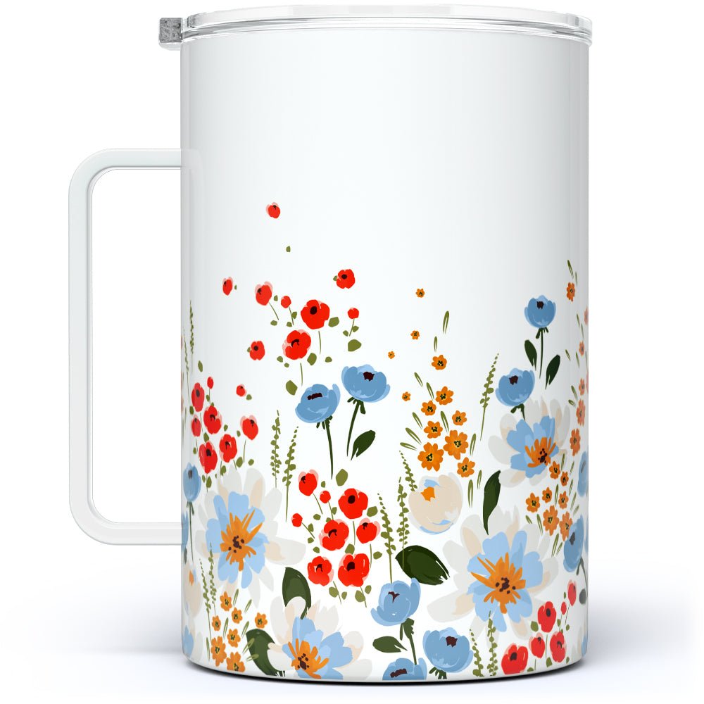 Floral Insulated Travel Mug - Loftipop