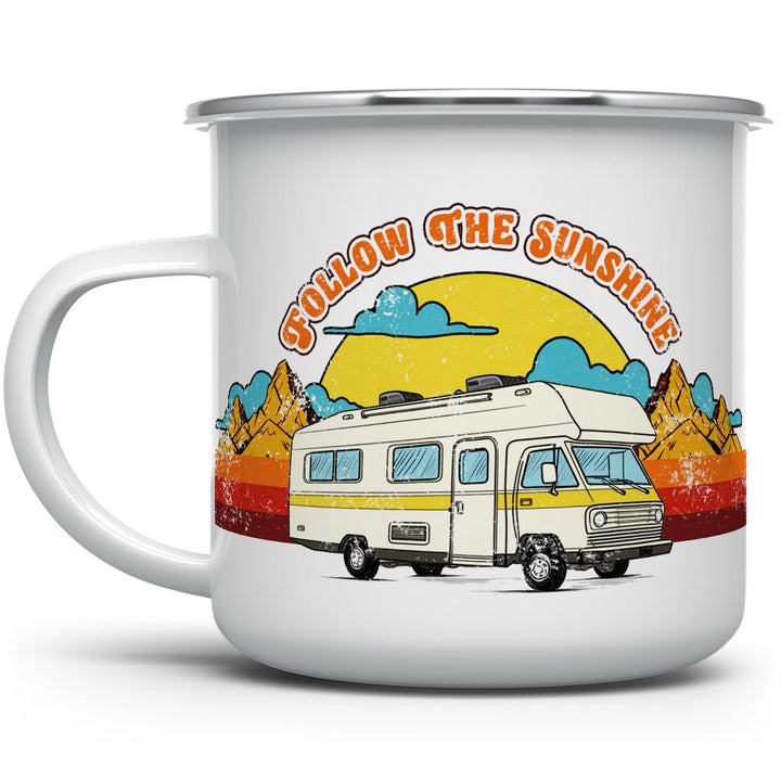 Follow The Sunshine Camp Mug - Loftipop