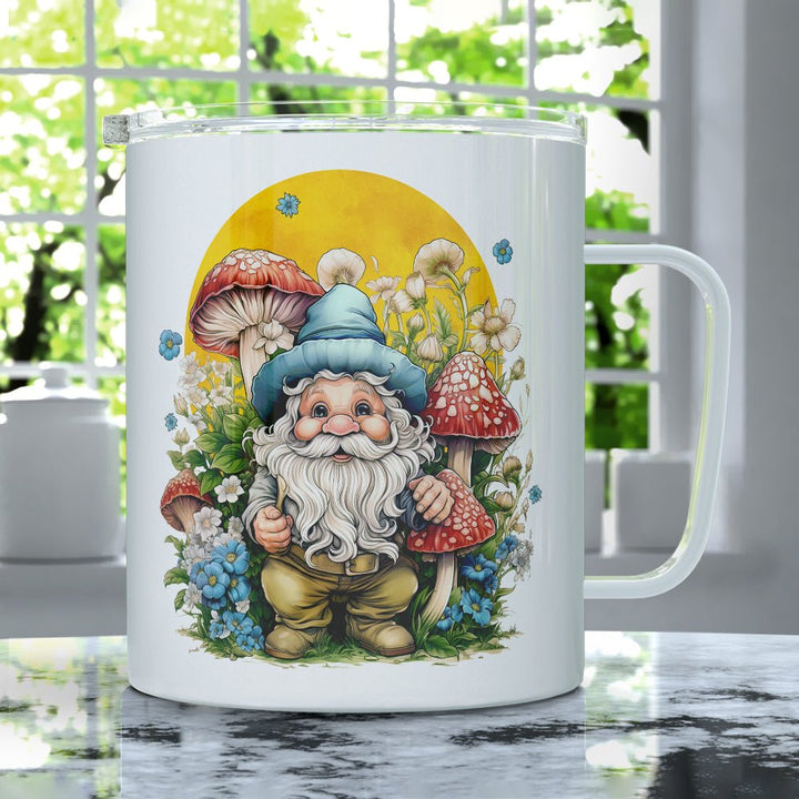 Garden Gnome Insulated Travel Mug - Loftipop