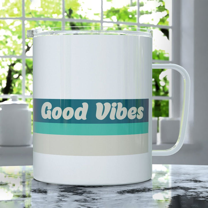 Good Vibes Insulated Travel Mug - Loftipop