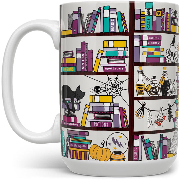 Halloween Book Library Mug - Loftipop