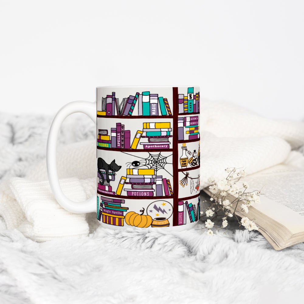 Halloween Book Library Mug - Loftipop