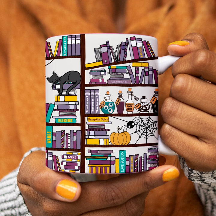 Halloween Book Library Mug - Loftipop