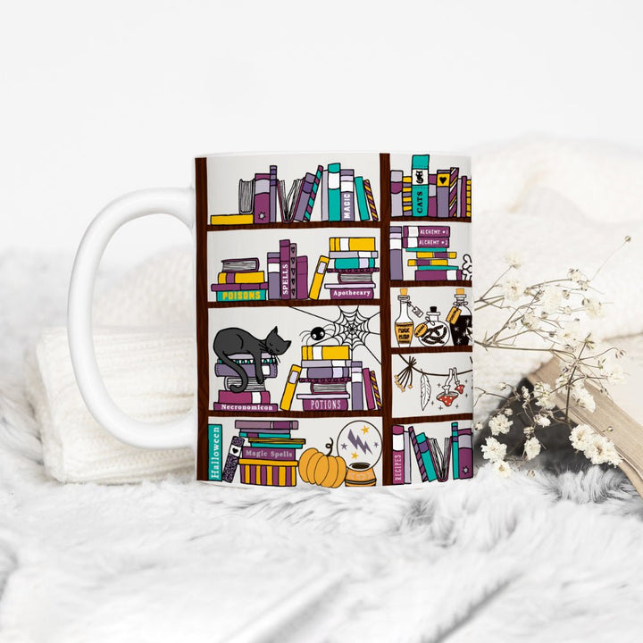 Halloween Book Library Mug - Loftipop