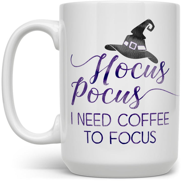 Hocus Pocus I Need Coffee to Focus Mug - Loftipop