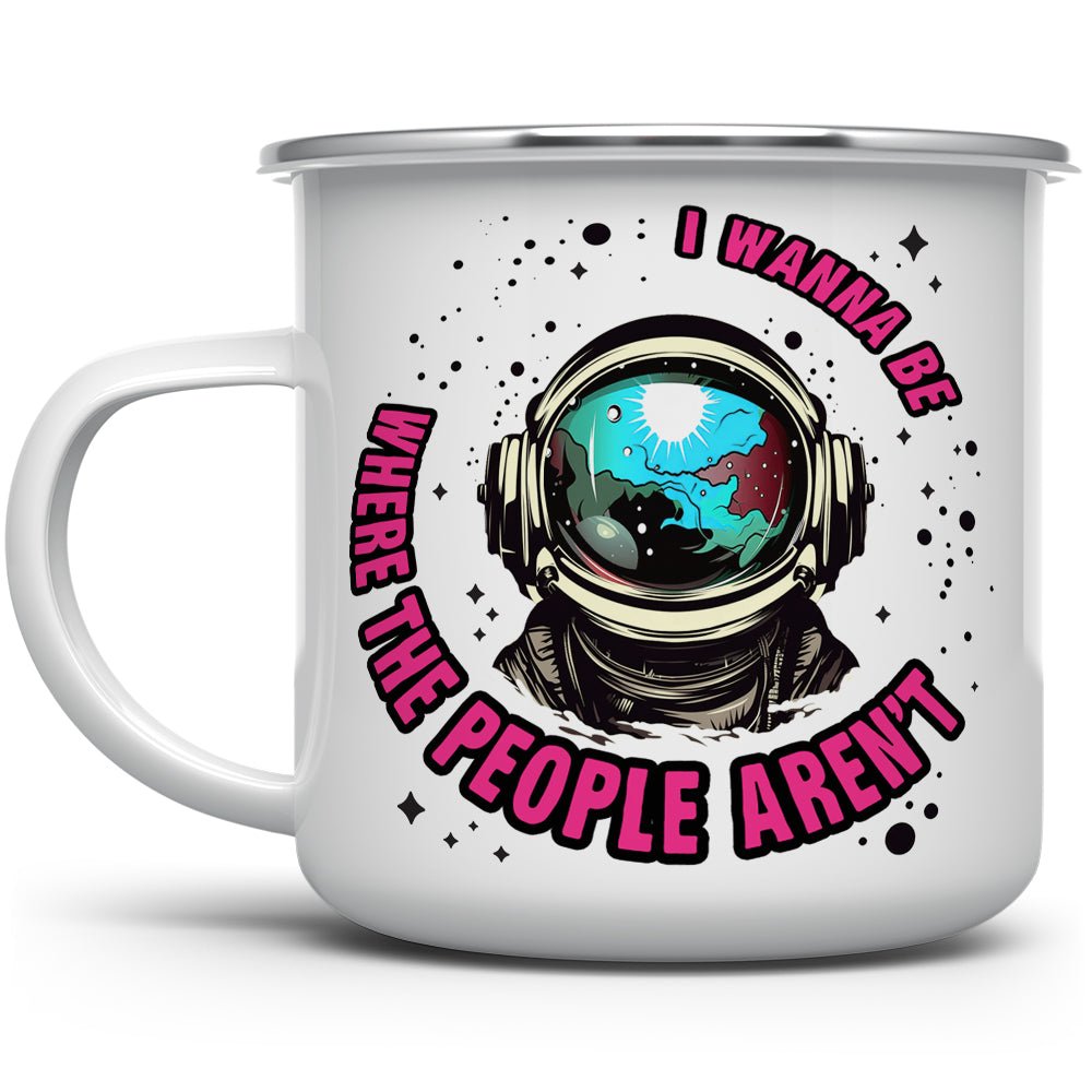 I Wanna Be Where The People Aren't Camp Mug - Loftipop