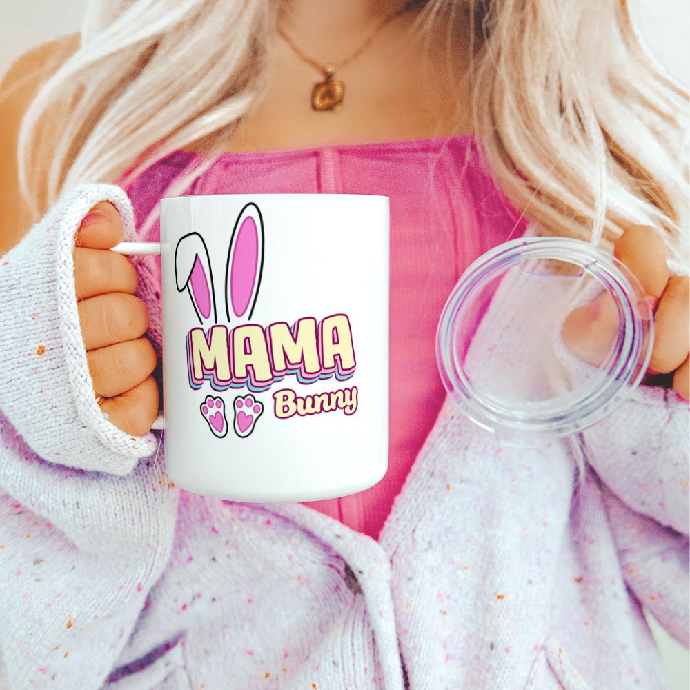 Mama Bunny Insulated Travel Mug - Loftipop