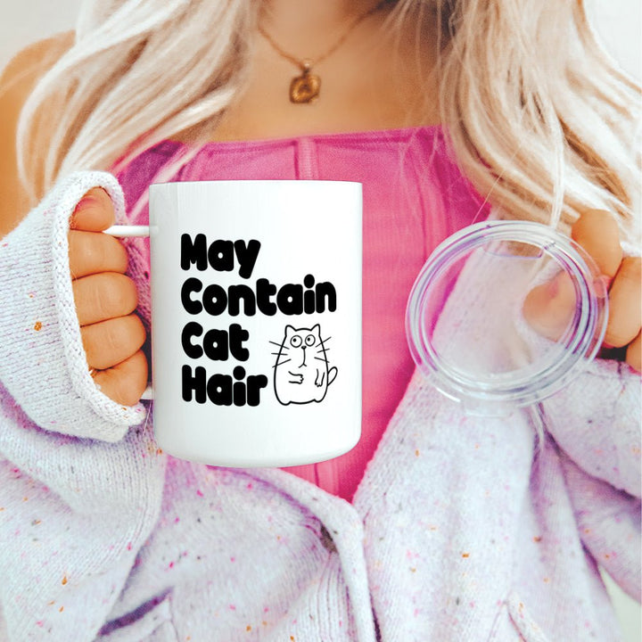 May Contain Cat Hair Insulated Travel Mug - Loftipop