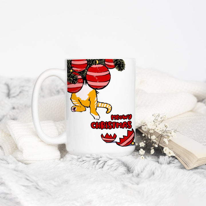 Meowy Christmas Mug - Loftipop