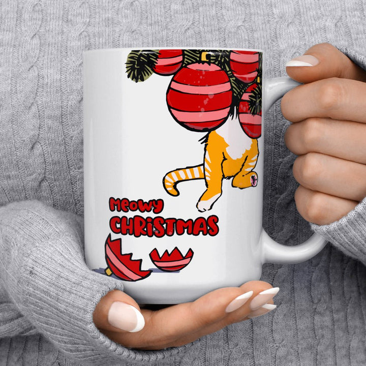 Meowy Christmas Mug - Loftipop