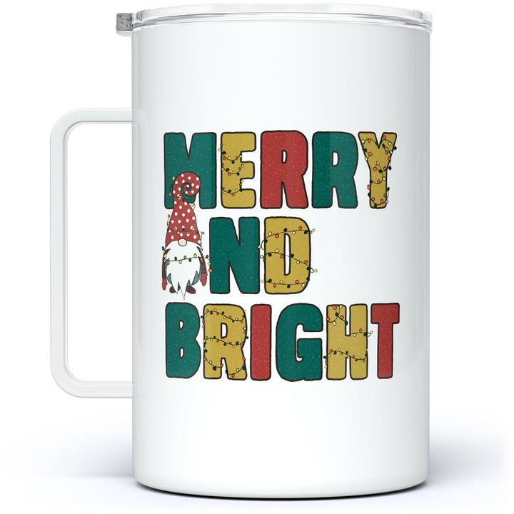 Merry and Bright Insulated Travel Mug - Loftipop