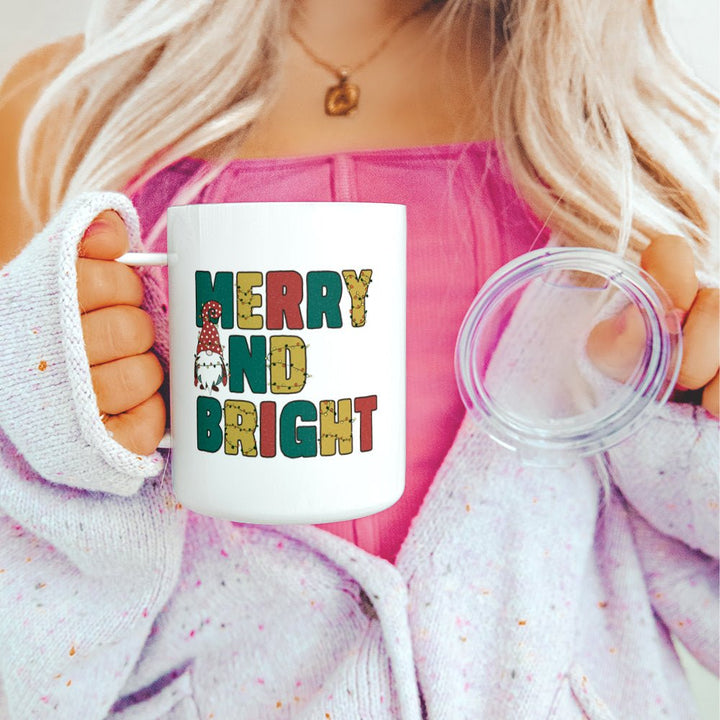 Merry and Bright Insulated Travel Mug - Loftipop