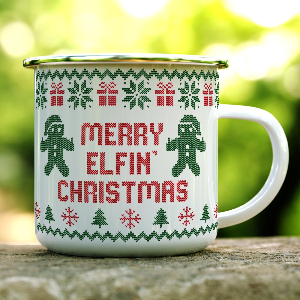 Merry Elfin Christmas Camp Mug - Loftipop