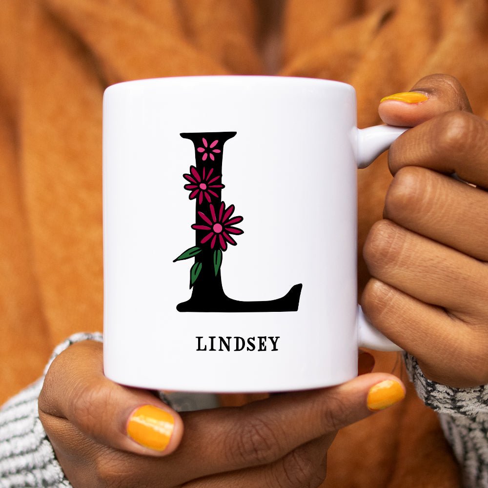 Personalized Name and Initial Mug - Loftipop