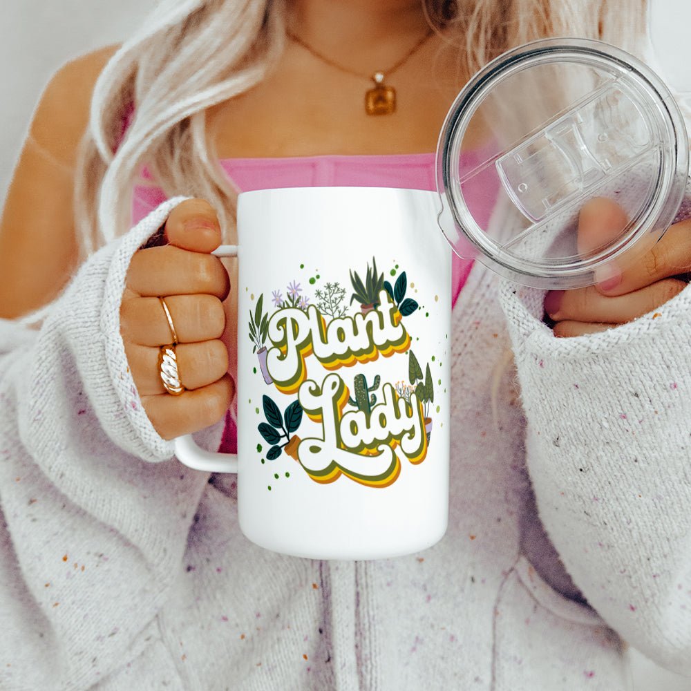 Plant Lady Insulated Travel Mug - Loftipop