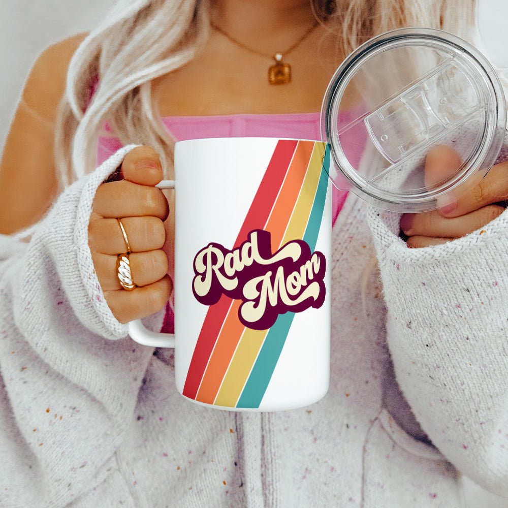 Rad Mom Insulated Travel Mug - Loftipop