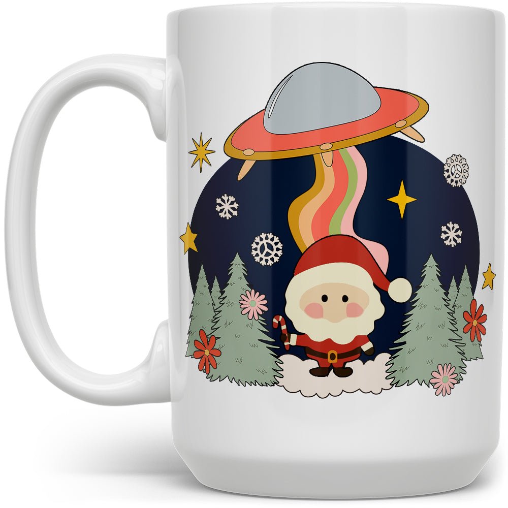 Santa UFO Abduction Mug - Loftipop