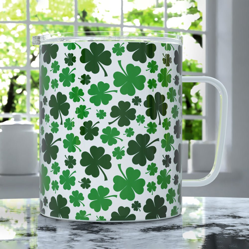 Shamrock Insulated Travel Mug - Loftipop