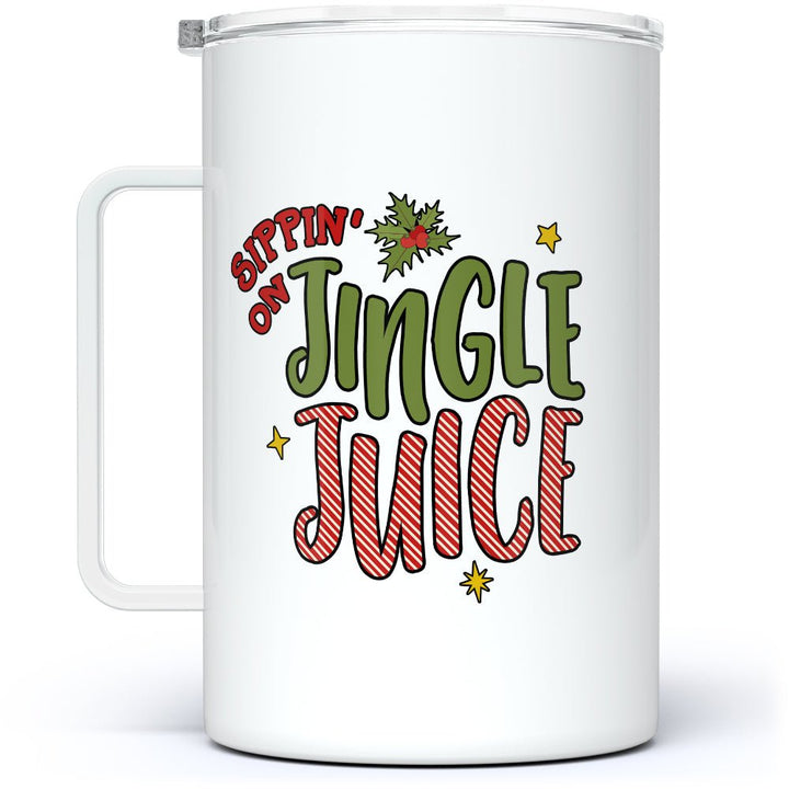 Sippin on Jingle Juice Insulated Travel Mug - Loftipop