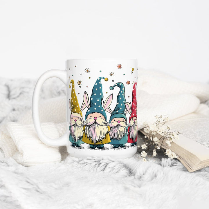 Spring Gnome Bunnies Mug - Loftipop