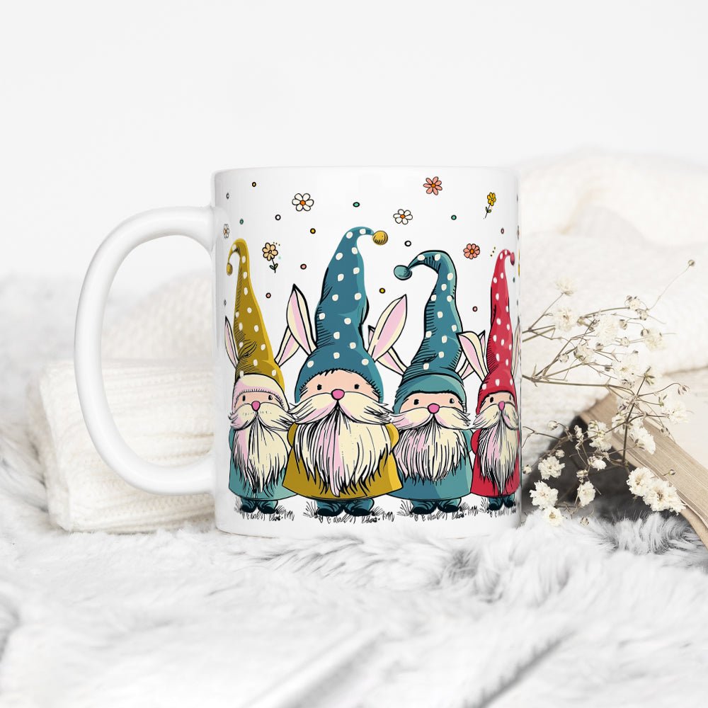 Spring Gnome Bunnies Mug - Loftipop