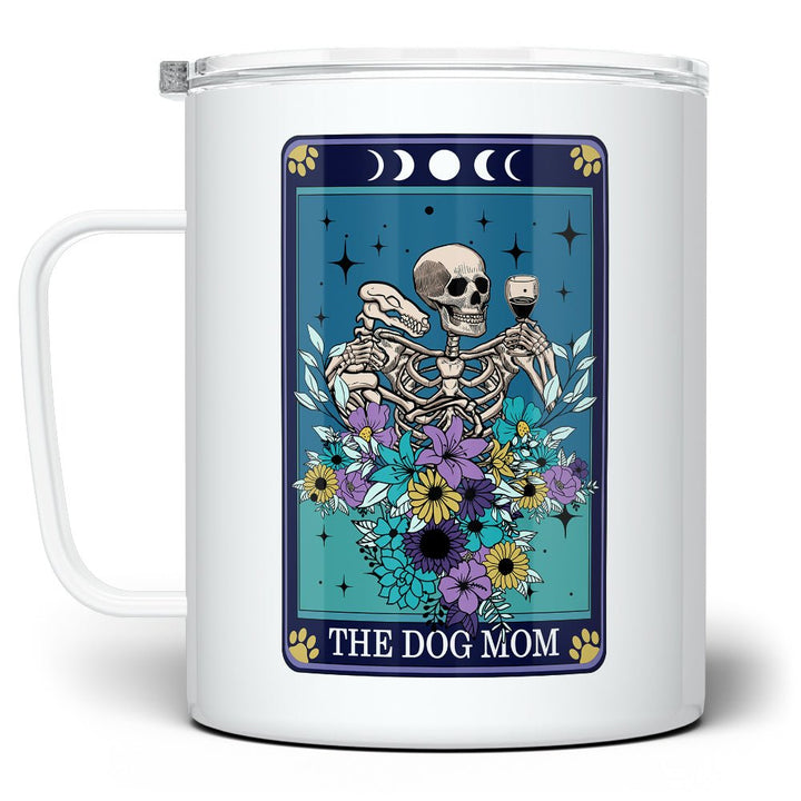 The Dog Mom Tarot Card Insulated Travel Mug - Loftipop