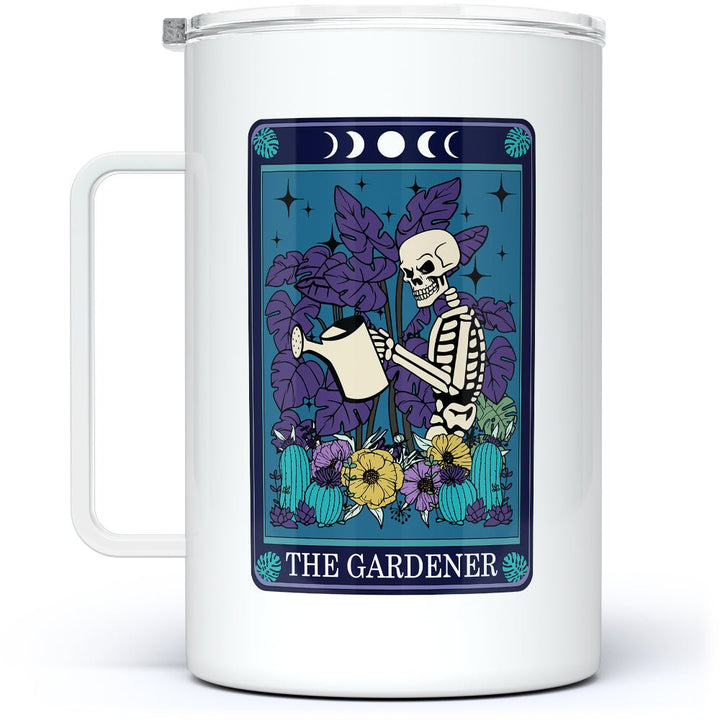 The Gardener Tarot Card Insulated Travel Mug - Loftipop