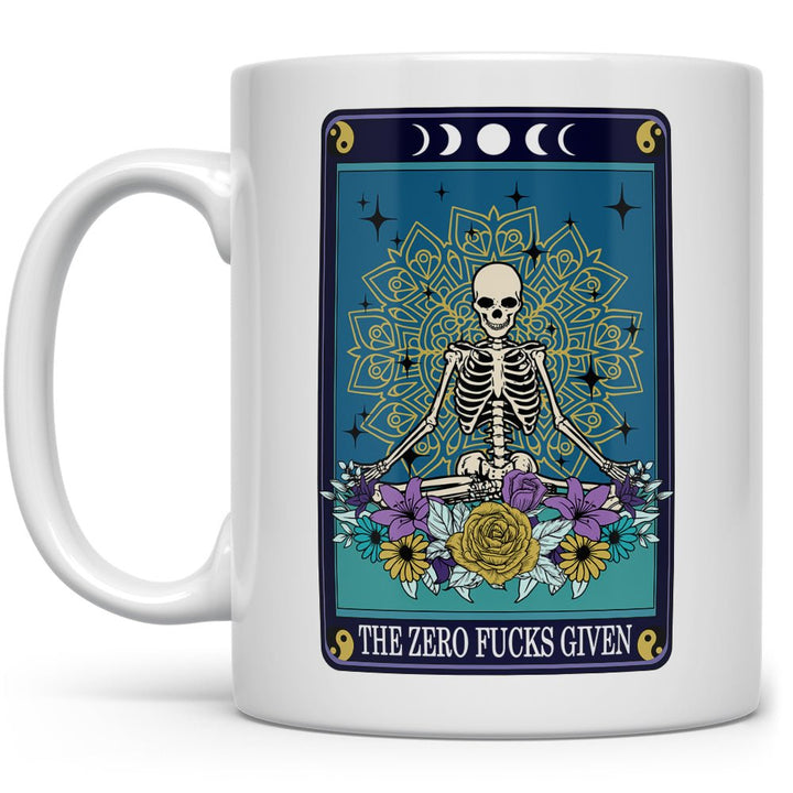 The Zero Fucks Given Tarot Card Mug - Loftipop