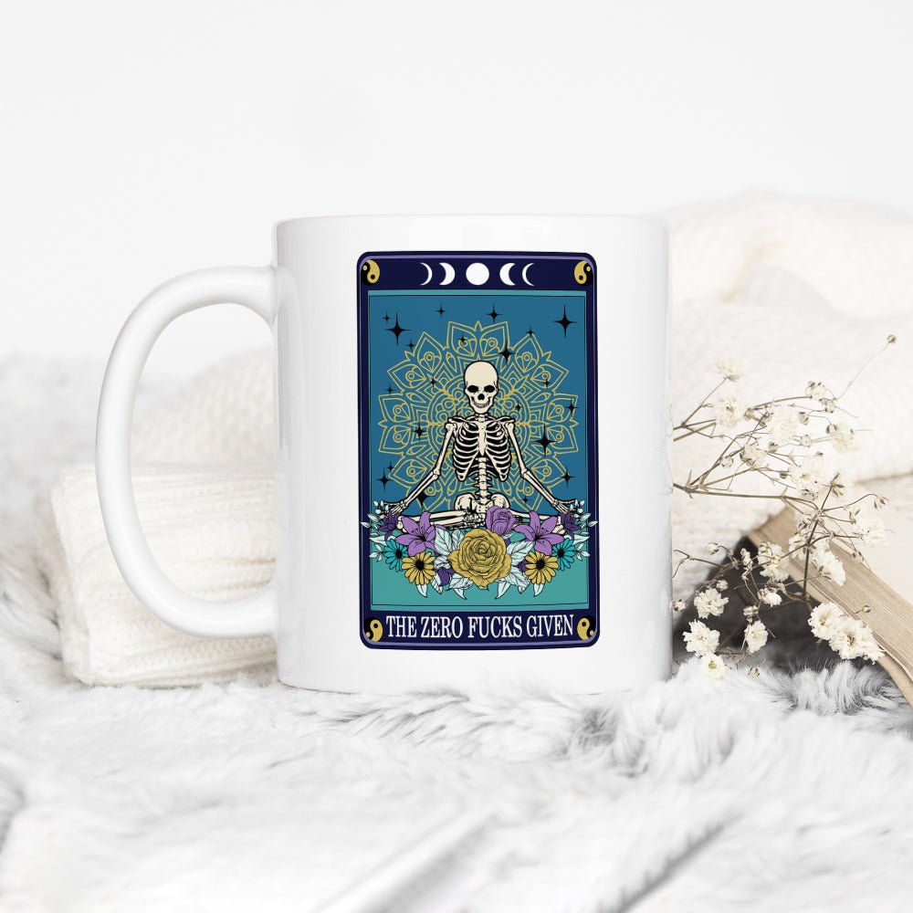 The Zero Fucks Given Tarot Card Mug - Loftipop