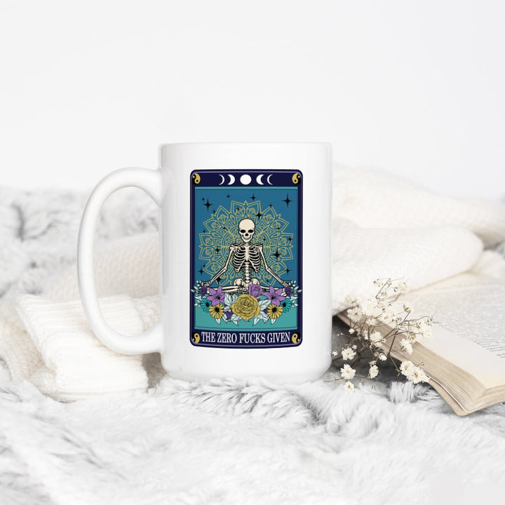 The Zero Fucks Given Tarot Card Mug - Loftipop