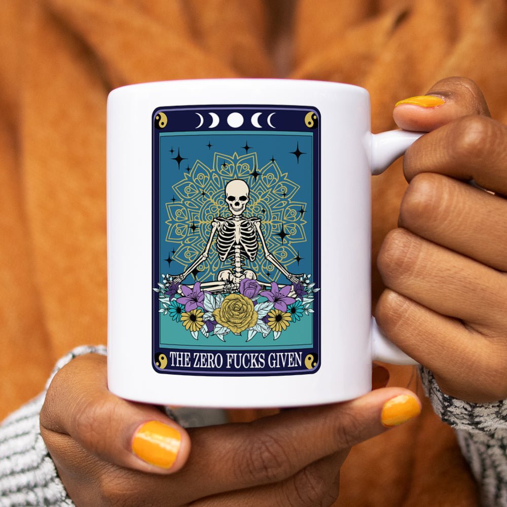 The Zero Fucks Given Tarot Card Mug - Loftipop