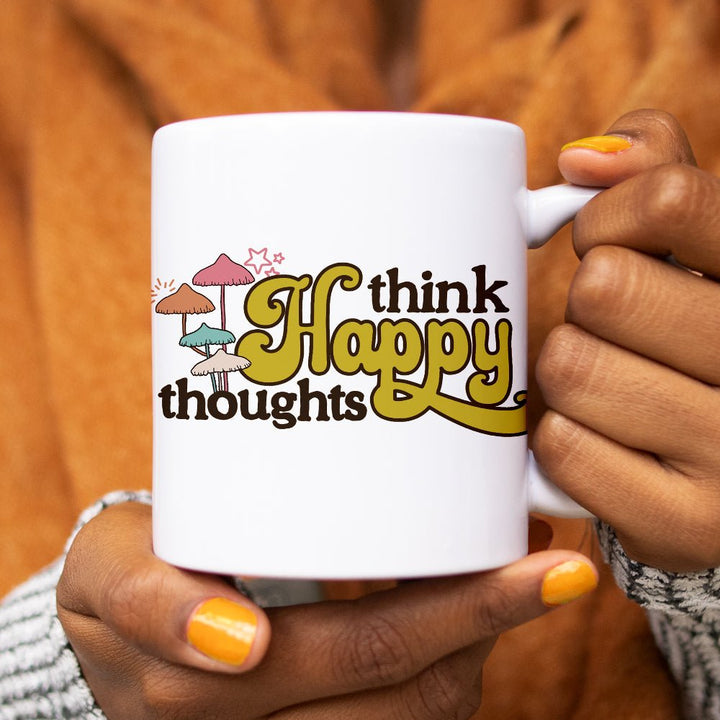 Think Happy Thoughts Mug - Loftipop