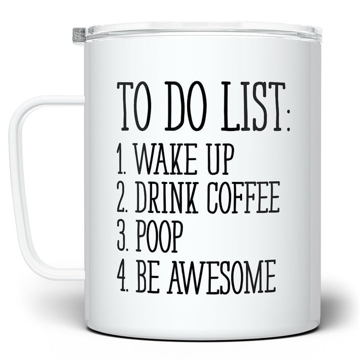 To Do List Insulated Travel Mug - Loftipop