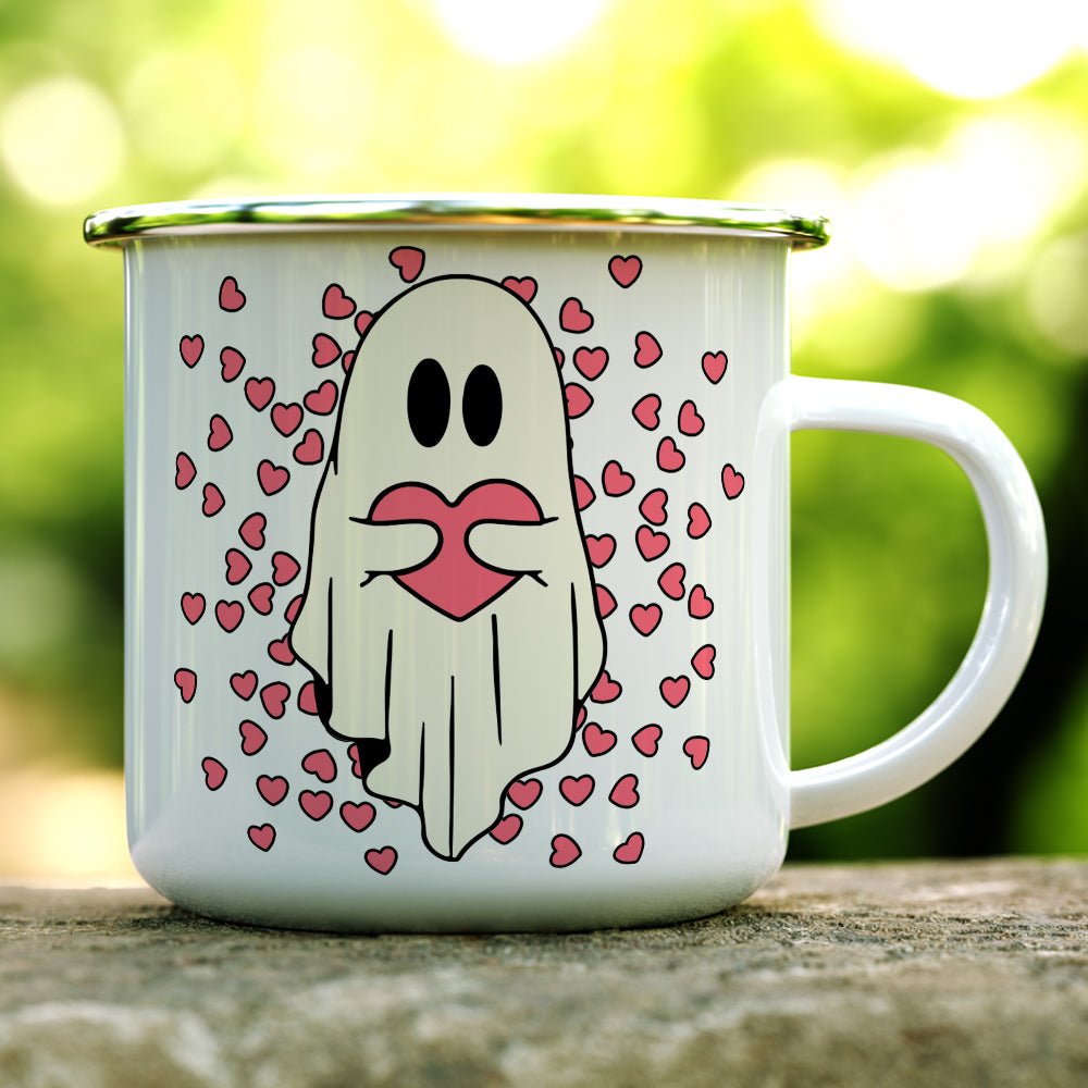 Valentine Ghost Camp Mug - Loftipop